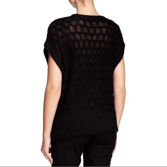 Helmut Lang Corded Lace Black Tank Top Size P - Picture 2 of 8